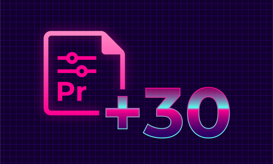 Pack +30 PRESETS de Adobe Premiere Pro [SIN PLUG-INs]